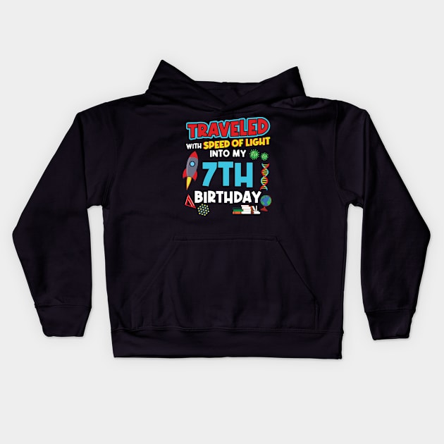 7. Birthday - Science Birthday Kids Hoodie by Peco-Designs